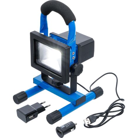 Foco LED Recargable SYLSTAR 30W 3000LM - Con Imán, 5 Modos De Luz, Powerbank Y Rotación 360°
