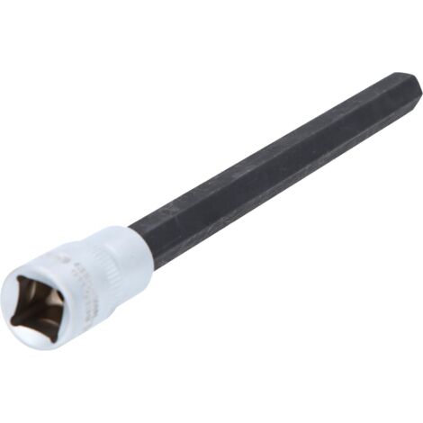 Llave de vaso con punta 1/2 tipo Allen, extralarga, 6 mm
