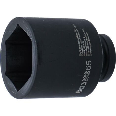 Chiave A Bussola Per Impatto Esagonale - Ingresso 25mm (1"), Lunghezza 65mm, Qualità Professionale BGS - Foto 5