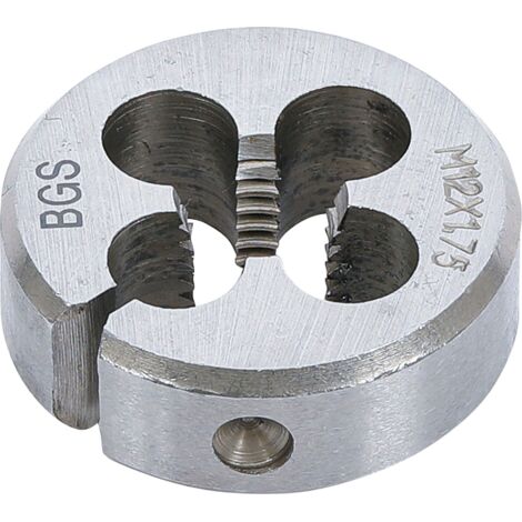 Terraja Métrica M12 X 1.75 - Troquel Roscar Acero Al Carbono Hexagonal