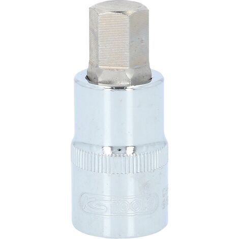 KS TOOLS 450.0492 1 Llave De Vaso De Impacto Con Punta Para Tornillos Con Encastre Hexagonal Larga