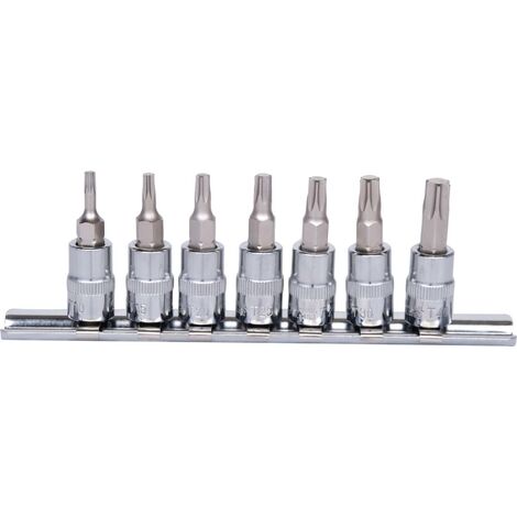 1/2" Llave De Vaso Con Punta Para Tornillos Torx CHROMEplus Con Orificio Frontal, Larga, TB45