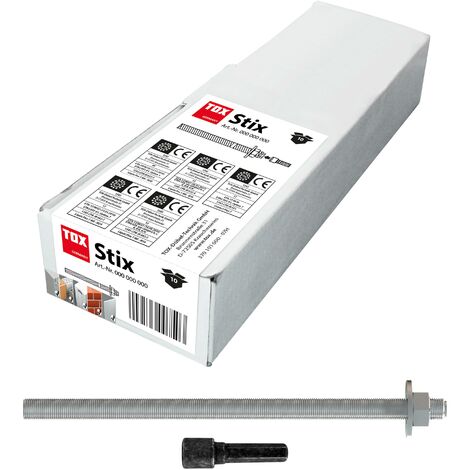 Asta Filettata TOX Stix-VZ M16x190 Mm Zincata - Confezione Da 10 Pezzi Per Ancoraggi E Fissaggi - Foto 4