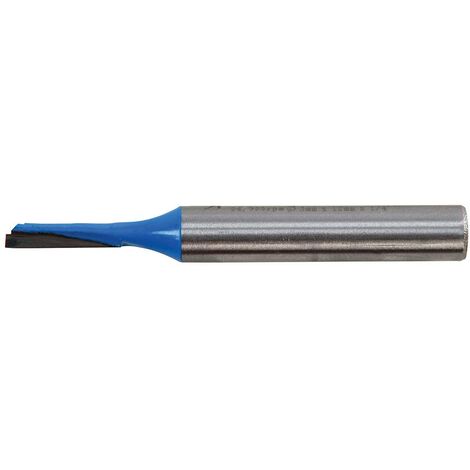 Fresa de corte recto métrica, 1/4" 3 x 12 mm