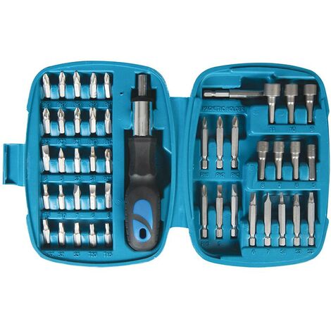 Juego de llave de carraca y accesorios, 45 pzas 45 pzas