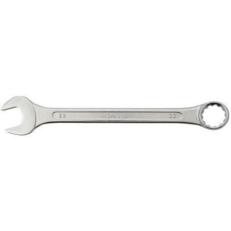 Llaves combinadas, 22 pzas 6-22 mm y 1/4"-7/8"