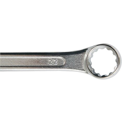 Llaves combinadas, 22 pzas 6-22 mm y 1/4"-7/8"