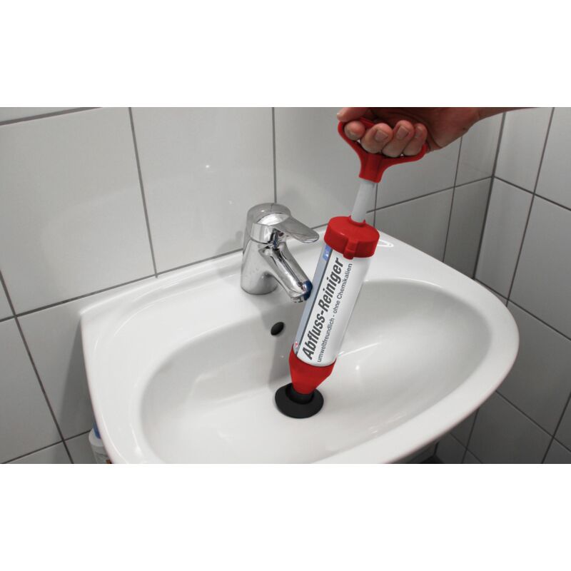 Trade Shop - Stura Lavandino A Pompa Con Ventosa Per Tubi Lavello Lavandini  Wc Bagno