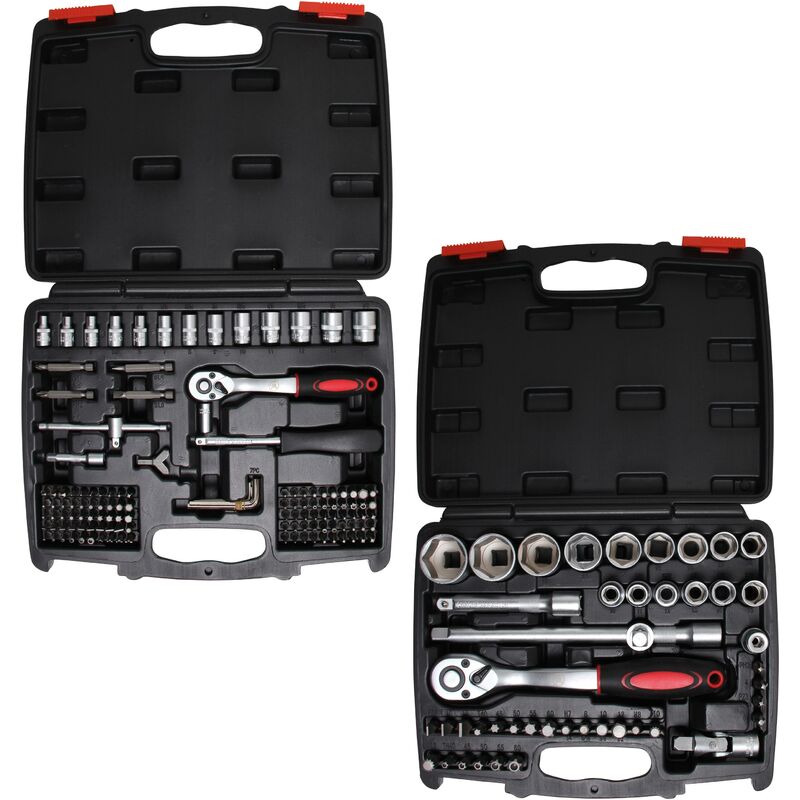 KS Tools 711.1011 Set di bussole/accessori 1/4 - 3/8 - 1/2, 175 pezzi :  : Fai da te