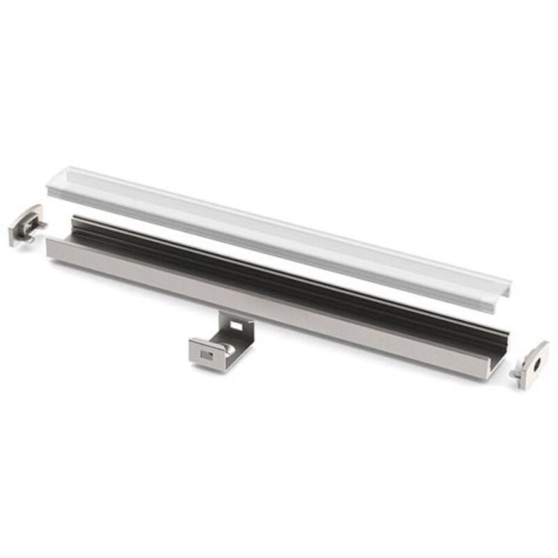 V-TAC VT-8156 Profilo in Alluminio per striscia led colore Silver Strip