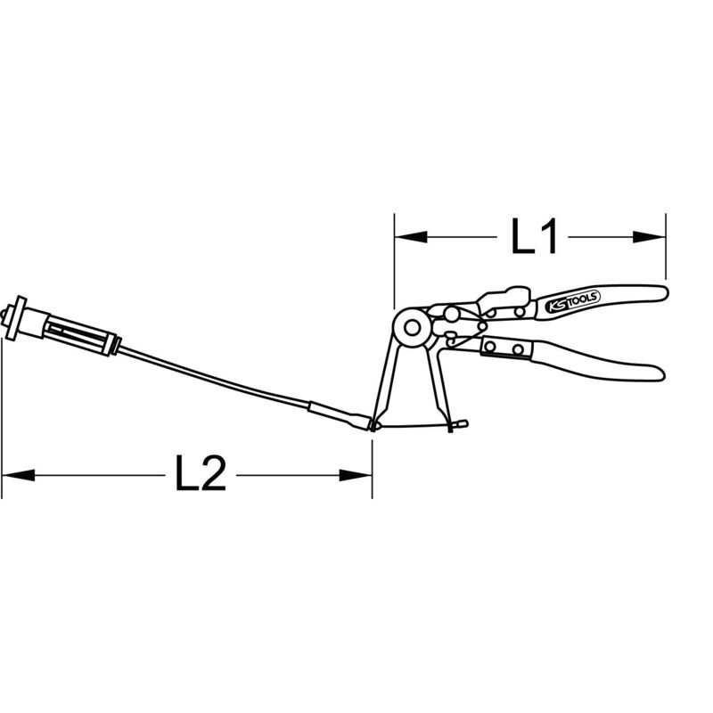 Acquista KS Tools 1151047 Pinza per fascette stringitubo 1 pz. da Conrad