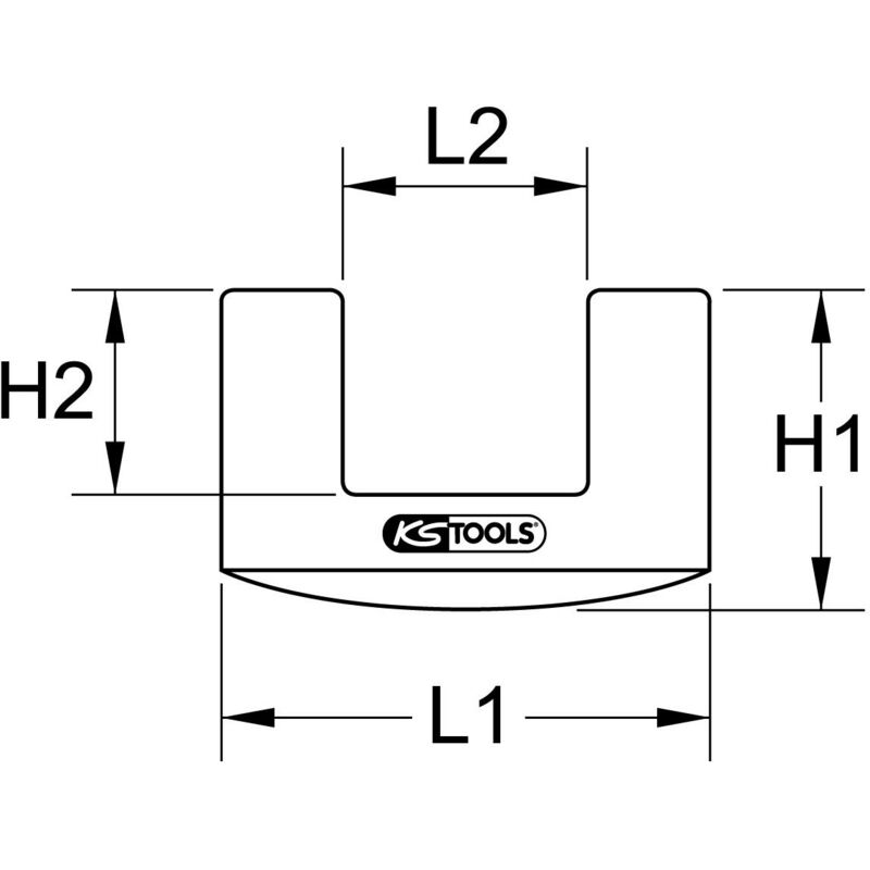 Calotta In Gomma Per Mazzetta KS Tools 140.2077 - 72x44 Mm, Norma DIN 6475 - Foto 7