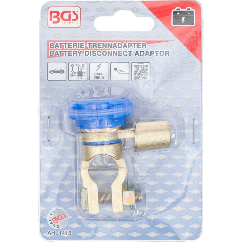 BGS 1414 Adattatore Per Separatore Batteria Auto – Scollegamento Rapido, 250A, Per Poli Tondi - 4