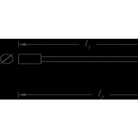 HAZET Tournevis HEXAnamic® 802-T25H ∙ Profil TORX® « Tamper Résistant - 2