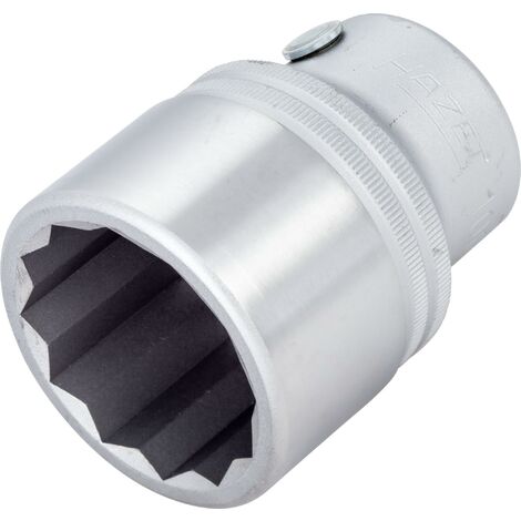 Inserto Per Chiave A Bussola Hazet 1000Az-1.7/16 - Attacco Quadro 20 Mm (3/4"), Doppio Esagono, Made In Germany