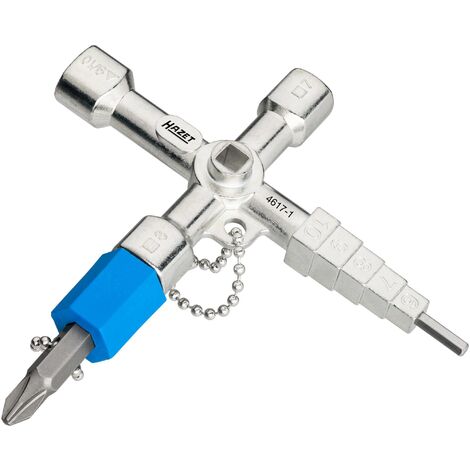 Chiave Multifunzione 6 In 1 - Chiave Contatore Enel, Gas, Acqua E Quadri Elettrici | Universale E Pratica