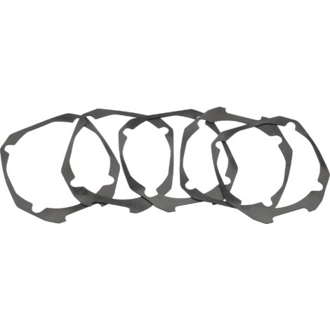 X AUTOHAUX Guarnizione Alloggiamento Termostato In Alluminio E Silicone – Diametro 47mm, Per Motori Chevy SBC BBC 265-500, Guarnizione Rimpiazzo - 2