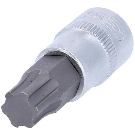 KS Tools Bussola Per Viti Torx T55 3/8" CHROMEplus - Incastro Quadro, Per Uso Manuale - 3