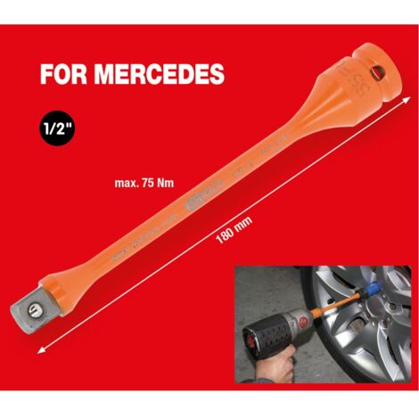 Prolunga Per Avvitatore Ad Impatto 1 Pollice - 150mm (6 Pollici) Per Automezzi Pesanti AB Tools - Foto 3