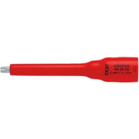 Knipex Chiave A Bussola 1/2" Per Viti Esagonali – Apertura 13 Mm, Diametro Max 23,2 Mm, Base Cromata
