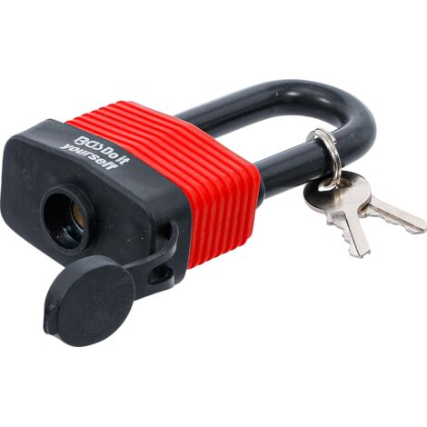 Alchemy Parts Moto LED Luce Stop Posteriore - Omologato - Nero Lucido con Lente Rossa per Cafe per Moto, Scrambler, Progetto di Personalizzazione