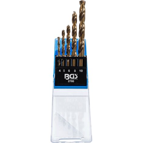 Alpen Punta Elicoidale In Acciaio Cobalto HSS Per Inox E Hardox - Diametro 6,5 Mm (Cod. 62800650100)