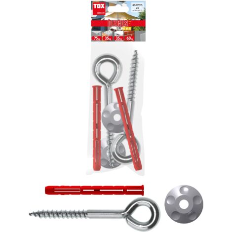 Tasselli Ad Espansione TOX Bizeps 8x90 Mm - Per Mattoni Forati E Calcestruzzo Cellulare, Confezione Da 50 Pezzi
