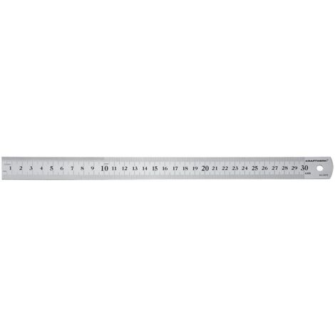 Candeon Righelli in acciaio inox, per stampa bicolore, righello dritto in acciaio, set di