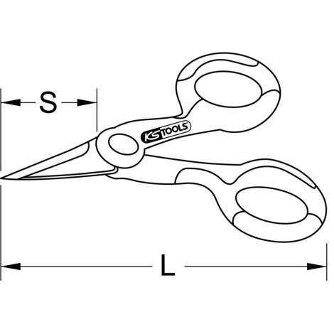 Forbici parrucchiere professionali con impugnatura ergonomica - ARTIST  Collection - PROFESSIONAL lin