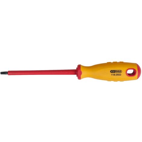 Cacciavite A Croce ERGO VDE KS Tools 117.0532 | PZ0, Isolato 1000V, Impugnatura Bicomponente, Per Elettricisti