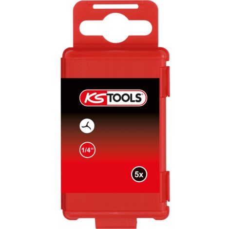 KS Tools Inserti TRIWING 1/4 - Conf. Da 5 Pezzi | Per Avvitatori Manuali E Professionali - Foto 4