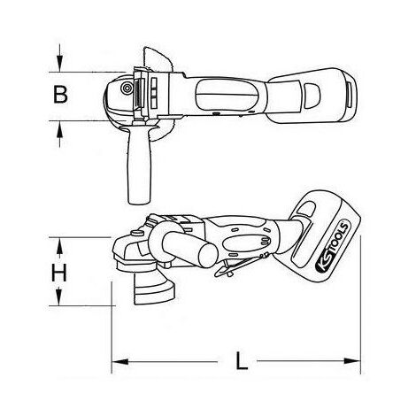 Smerigliatrice angolare della batteria da 20 V senza batteria senza  caricabatterie PT190301.