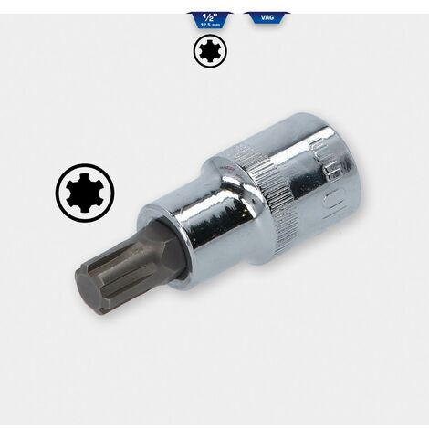 DOUILLE POUR CLÉ VDE, SIX PANS 12,5 MM (1/2'') 30 MM BGS 72080 - Foto 5