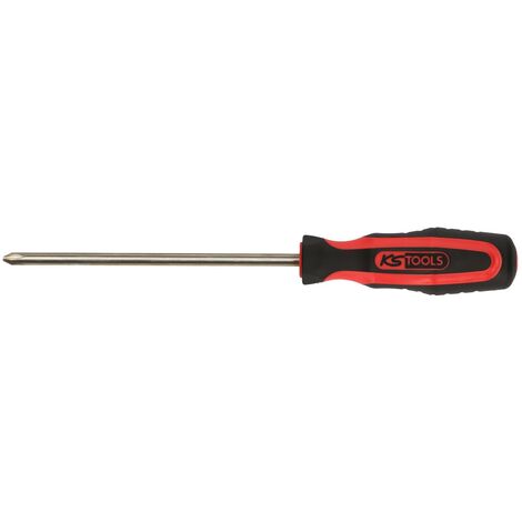 Cacciavite A Croce ERGO VDE KS Tools 117.0532 | PZ0, Isolato 1000V, Impugnatura Bicomponente, Per Elettricisti