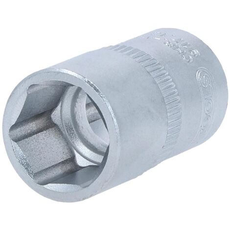 KS Tools Bussola Esagonale 1/2" 18mm - Profilo FlankTraction, Cromata, Per Uso Manuale - Foto 2