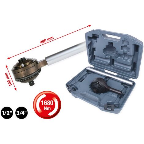 Set Chiave Moltiplicatrice Di Coppia Per Dadi – Kit Per Cambio Pneumatici Con Prese 17, 19, 21 Mm, Acciaio Legato 40Cr, Per Auto E Camper