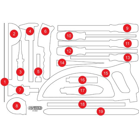 Beta M166 Termoformato morbido con assortimento 49 Pz. - 49