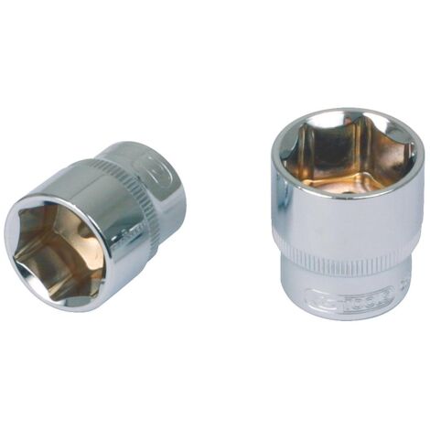 Bussola KS Tools 911.1582-E 1/2'' Per Viti Poligonali – 22 Mm, Cromo-Vanadio, Profilo FlankTraction, Per Uso Manuale Su Rimorchi