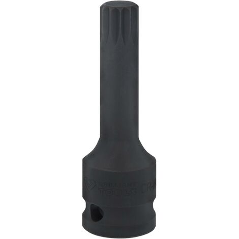 Brilliant Tools Bussola A Inserto Millerighe 1/2'', Lunga 200 Mm, M14