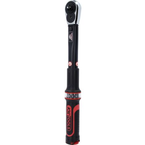 Chiave Dinamometrica KS Tools 516.6042 1/2 - Range 20-200 Nm, Con Testa A Cricchetto Reversibile Quick-Lock, Precisione ±3%