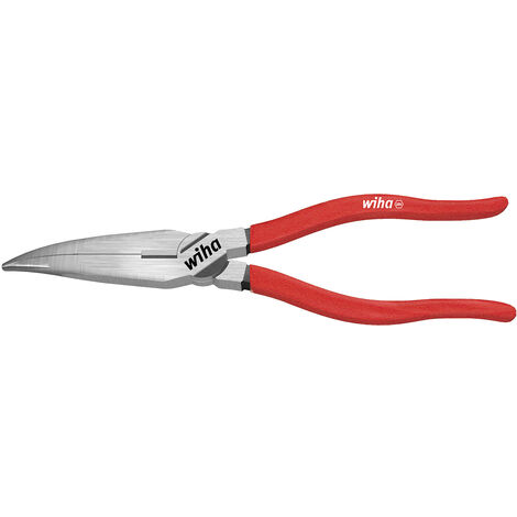 GARANT - Pinza A Becchi Mezzotondi Diritti, Cromata, Con Manici Rivestiti Lunghezza Complessiva 160 Mm