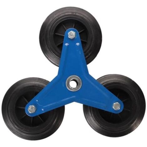 Rollentechnik Rotella Di Ricambio Per Recinzioni, Diametro 200 Mm, Con Supporto In Metallo, Colore Naturale