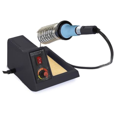 Yofuly Stazione Saldante 75W, 969D Stazioni di Saldatura Professionale con Controllo Temperatura 200℃-480℃, Saldatore Stagno Elettrico smd con Supporto per Saldatore e 5 Punte Sostituibil