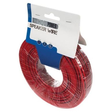 CAVO MATASSA AUDIO PIATTINA ROSSO NERO 100 MT PER CASSE AUDIO AUTO 2x0,50 - Foto 4