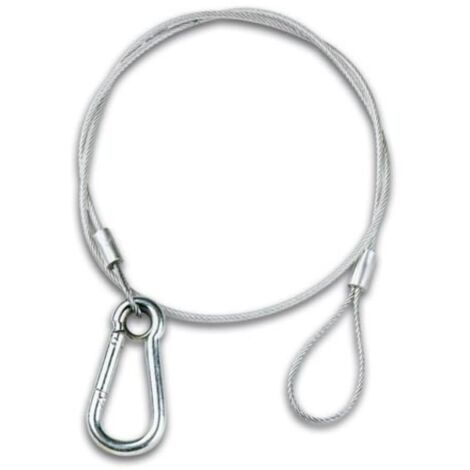 Lucchetto Antifurto Per Rimorchio Serratura A Cavo D'acciaio Lungo - Foto 4