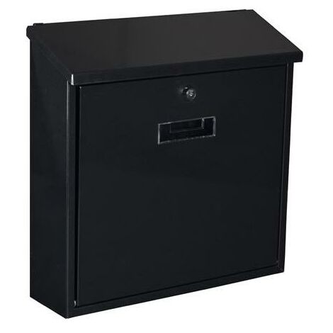 Perel MAILBOX - MONACO - BLACK - 36,8 x 36,5 x 10 cm