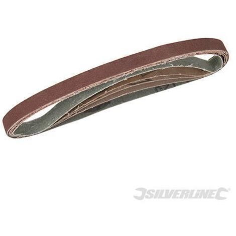 Silverline 740136 Nastri Abrasivi 13x457mm - Grana 80, Confezione Da 5 Pezzi Per Levigatura - Foto 7
