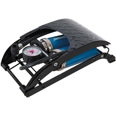 Pompa A Pedale Doppio Cilindro - Per Gonfiare Pneumatici, Palle, Materassi - Fino A 7 Bar - Foto 13