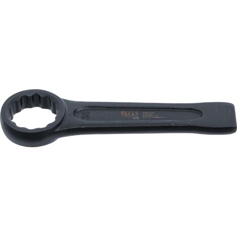 SATA ST42217SC Chiave A Doppio Anello 14x15 Mm, Gomito 40°, Acciaio Cromato, Per Spazi Stretti