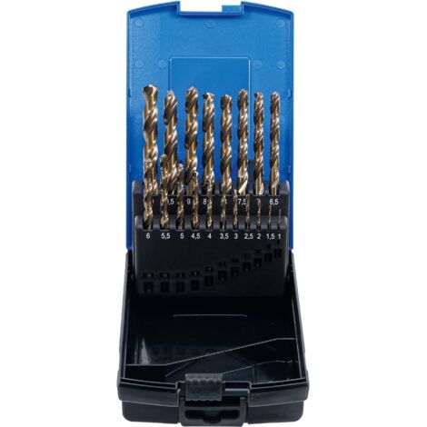 alpen, 18300500100, HSS punte elicoidali cobalto, breve, DIN 338 Forte, del diametro di 5 mm, 86 mm L1, L2 52 mm